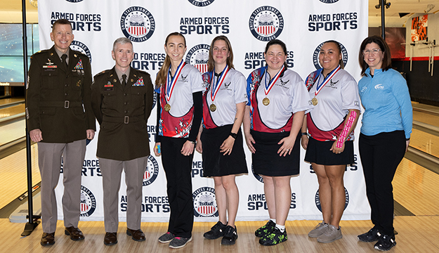 Air Force dominates as Armed Forces Bowling makes a comeback